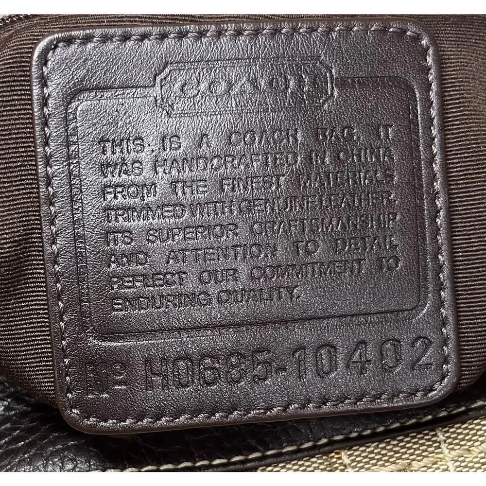 Y2K Coach 10402 Signature Duffle Bag